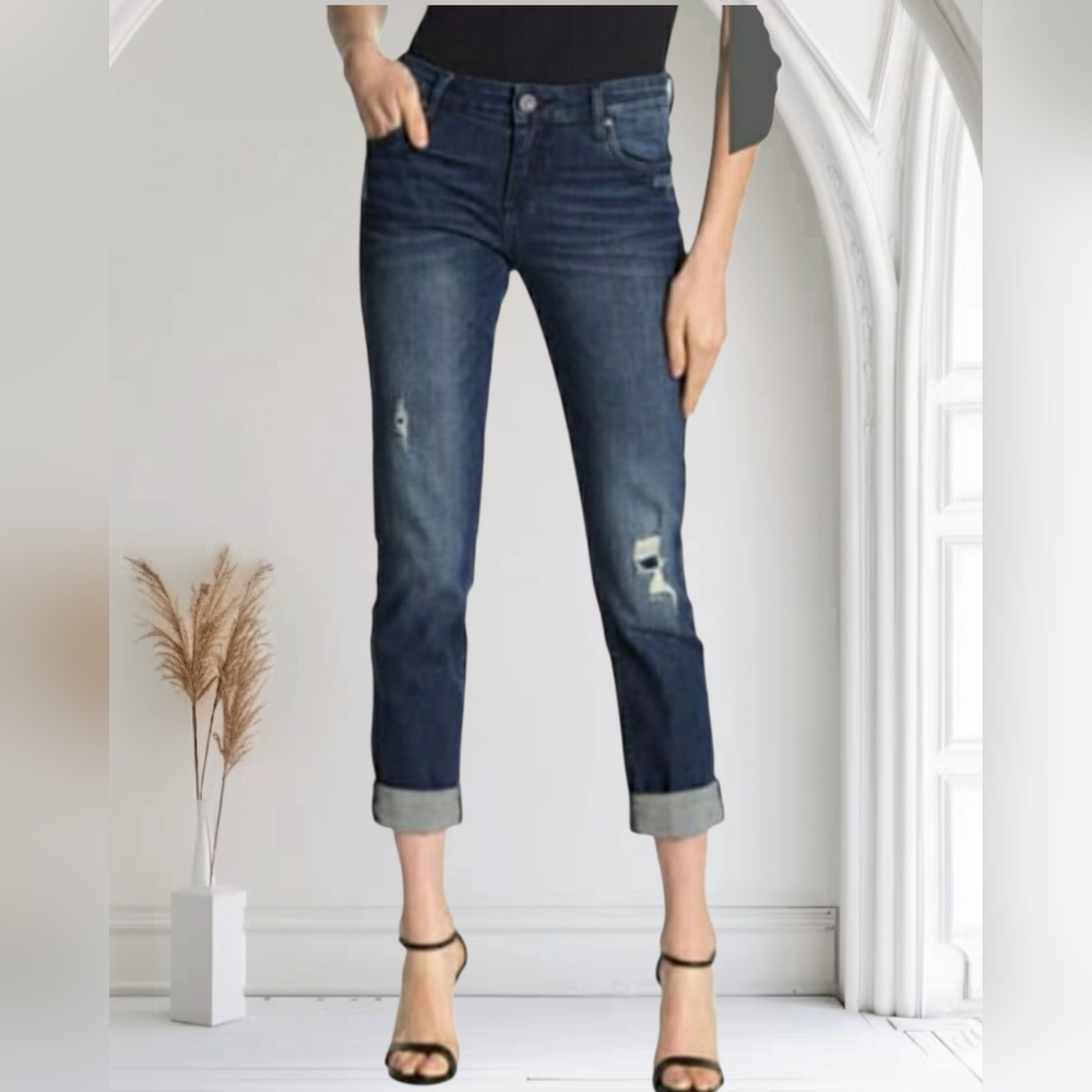 Kut From The Kloth Boyfriend Distressed Jeans
